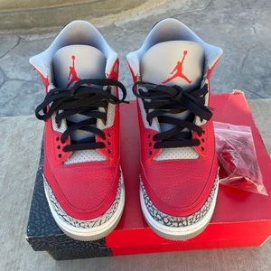 Jordan 3 red cement size 12 price 150$